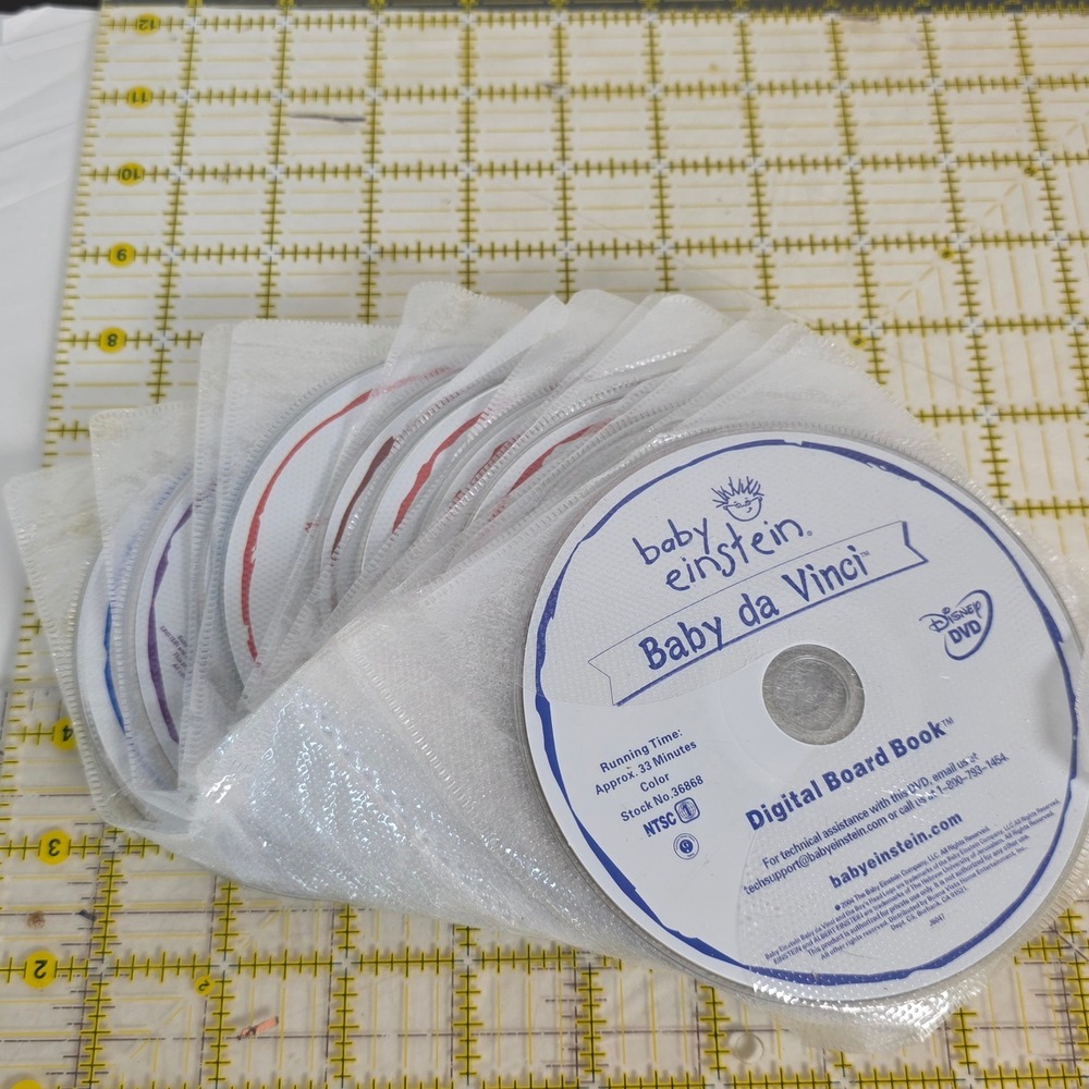 Baby‎ Einstein DVD Lot of 25 Digital Board Book Baby da Vinci Monet Wordsworth